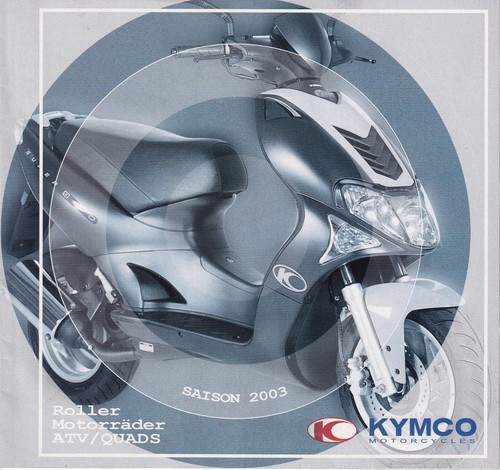 Kymco prospekt 2003 roller - 2003,